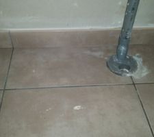 Carrelage réparé