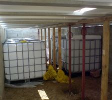 Cuves pour récupération eaux de pluie, qui ne pourront plus sortir du VS