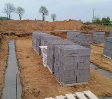 D&eacute;but des fondations