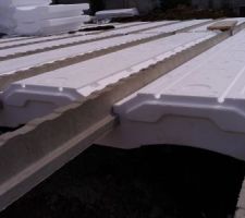 Pose des poutrelles, hourdis et feraille