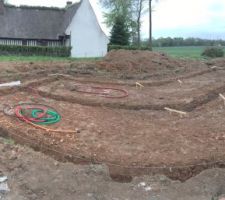 Et voilà comme prévue une petite photo du commencement des travaux!