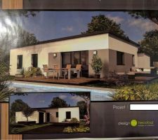 Le rendu 3D de la maison