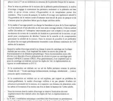 Descriptif des ouvrages et prestations