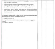 Descriptif des ouvrages et prestations