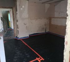 Rattrapage du niveau avec mousse