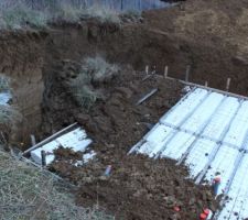 Effondrement de la paroi c&ocirc;t&eacute; voisin sur le vide sanitaire termin&eacute;