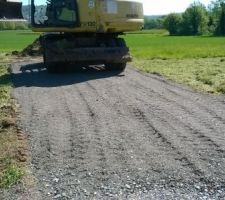 Suite de la mise en place du chemin d'acc&egrave;s