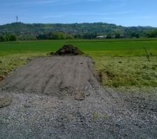 Suite et fin de la mise en place du chemin d'accès