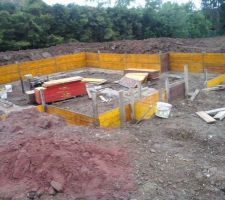 Coffrage du vide sanitaire de 1m de haut