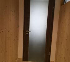Porte vitrée couloir