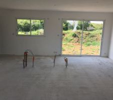 Ponçage de la chape