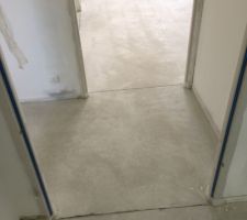 Ponçage de la chape