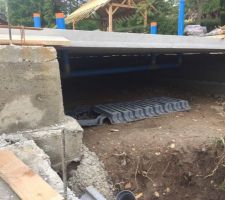 Vue en coupe du vide sanitaire