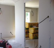 Séparation futur salle à manger/ cuisine