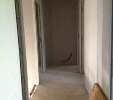 Vue sur le dégagement à l'etage