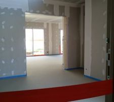 Chape plancher chauffant
