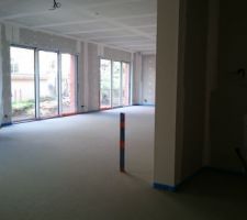 Chape plancher chauffant