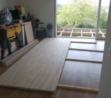 Plan de travail 4m x 1,25m