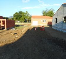 Allée de passage remblayer et travailler