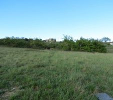 Le terrain avant le début des travaux