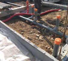 Préparation de la dalle (maison et car-port)