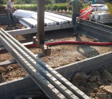 Préparation de la dalle (maison et car-port)