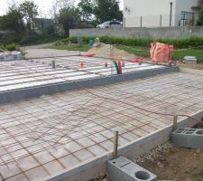 Préparation de la dalle (maison et car-port)