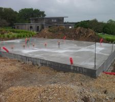 Préparation de la dalle (maison et car-port)