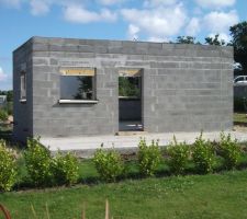 &Eacute;valuation de murs apr&egrave;s 3 semaines de s&eacute;chage pour la dalle, ce qui est tr&egrave;s bien.