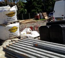 Livraison des poutres