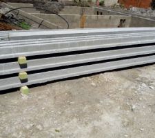 Livraison des poutres