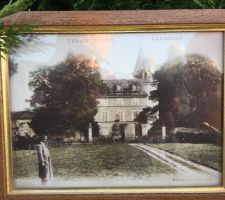 Le château qui était sur notre terrain jusqu'en 1911 ...