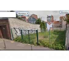 Vue Google du terrain