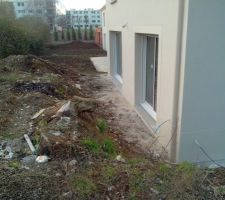 Etat du terrain &agrave; la r&eacute;ception