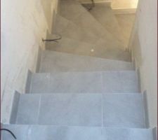 20 septembre : escalier fini