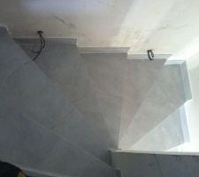 20 septembre : escalier fini