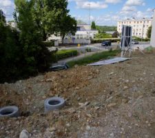 Mise a niveau du sol par rapport aux VRD.