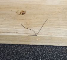Etabli DIY - Détail d'une porte - Marquage