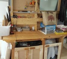 Etabli DIY - Avant avoir posé les portes