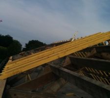 Mise en place des chevrons