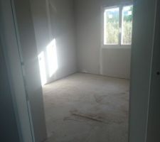 Vue de la première chambre de l'étage