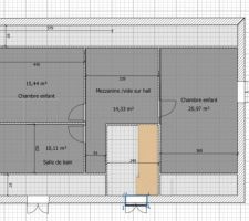 Plan 1 er etage