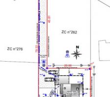 Plan de masse issu du PC