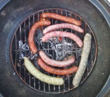 1er barbecue sur la terrasse !