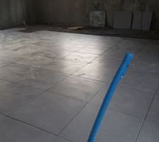 Pose du carrelage