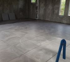 Pose du carrelage