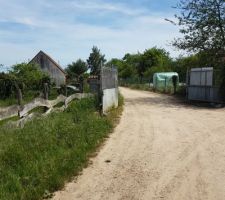 La future route menant à la maison.