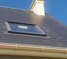 La cheminée est installée