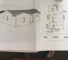 Plan maison 3 chambres