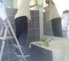 Sous couche murs par nous, et peinture plafond pro